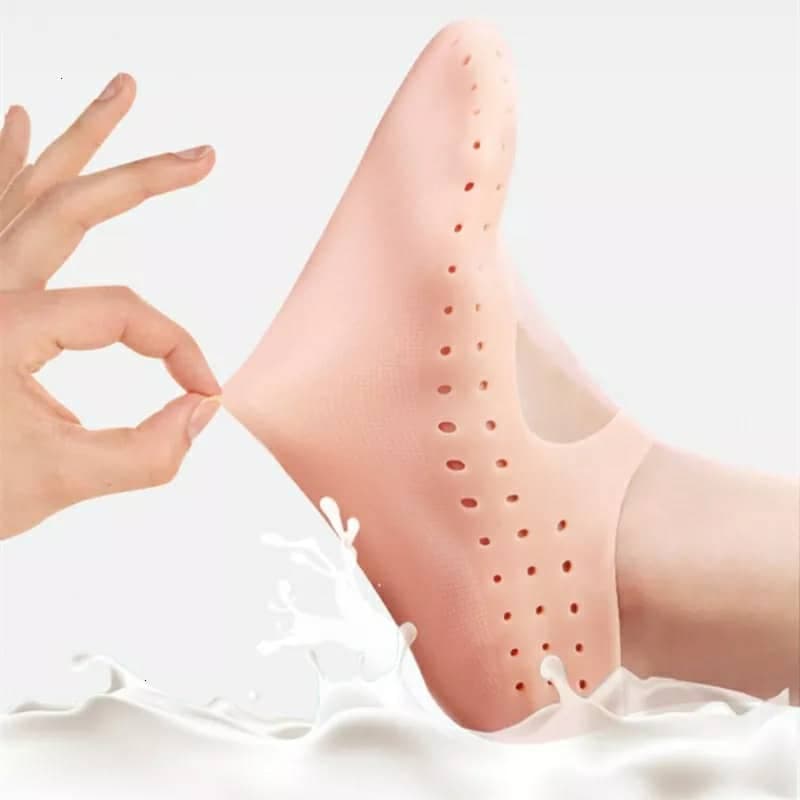 Chaussette Gel hydratantes en Silicone protection des pieds - Soins et Beauté - صورة 3