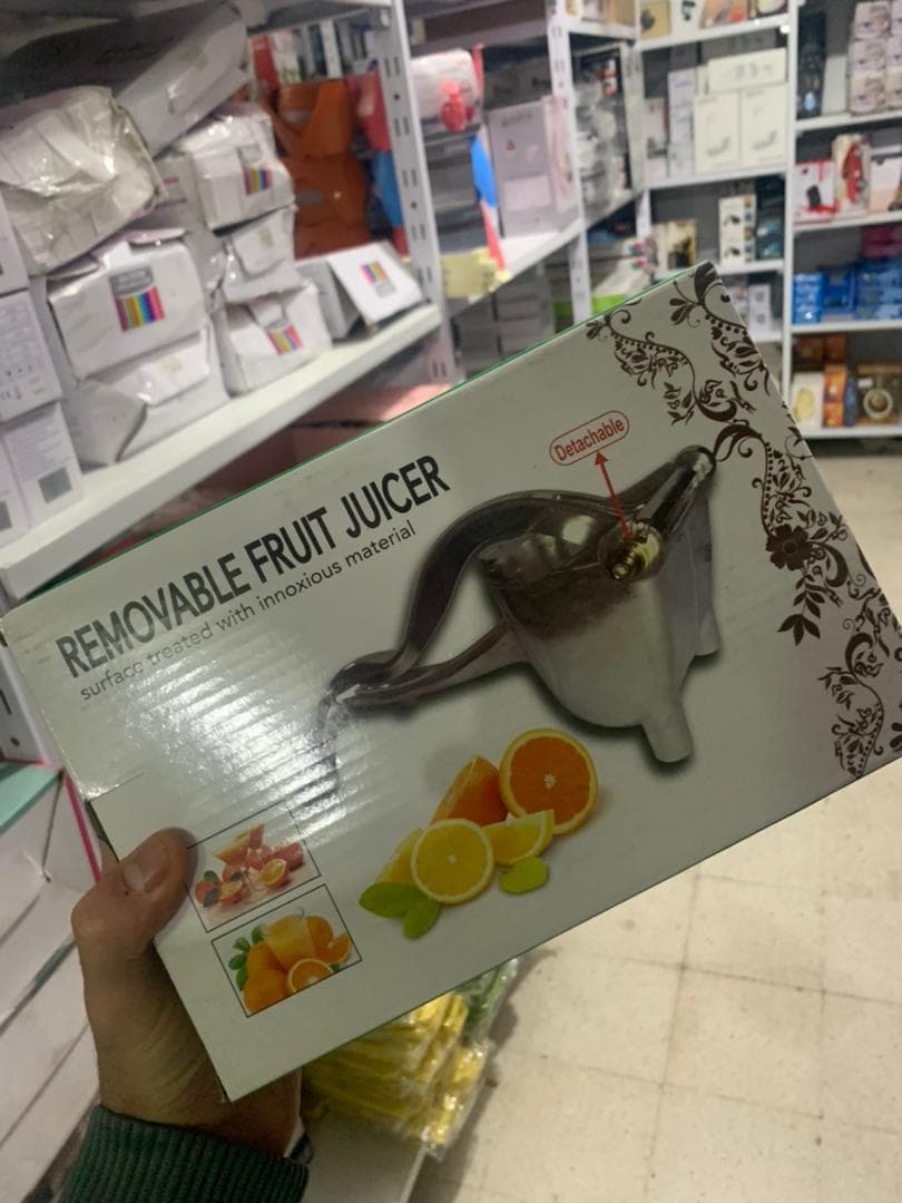 Presse-agrumes à main en aluminium pour Jus de fruits - Cuisine - صورة حقيقية 7
