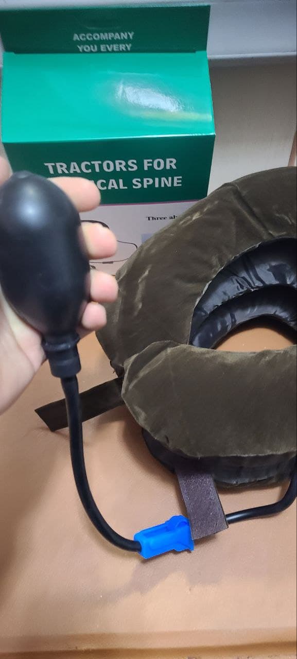 Coussin Cervical Gonflable a 3 niveaux - Divers - صورة حقيقية 9