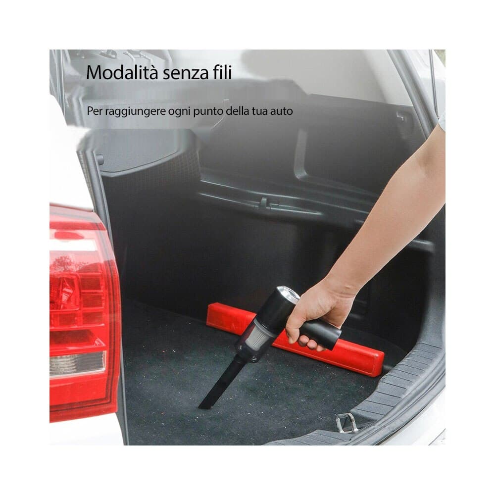 Aspirateur sans fil 2 In 1 Vacuum Cleaner For Car et Home 12V 120 W - Accessoires Auto/Moto - صورة 3