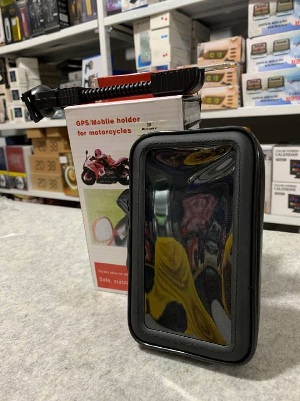 Support de téléphone Professionnel pour Le Guidon de Moto Imperméable et Rotative 360° - Accessoires Auto/Moto - صورة حقيقية 11