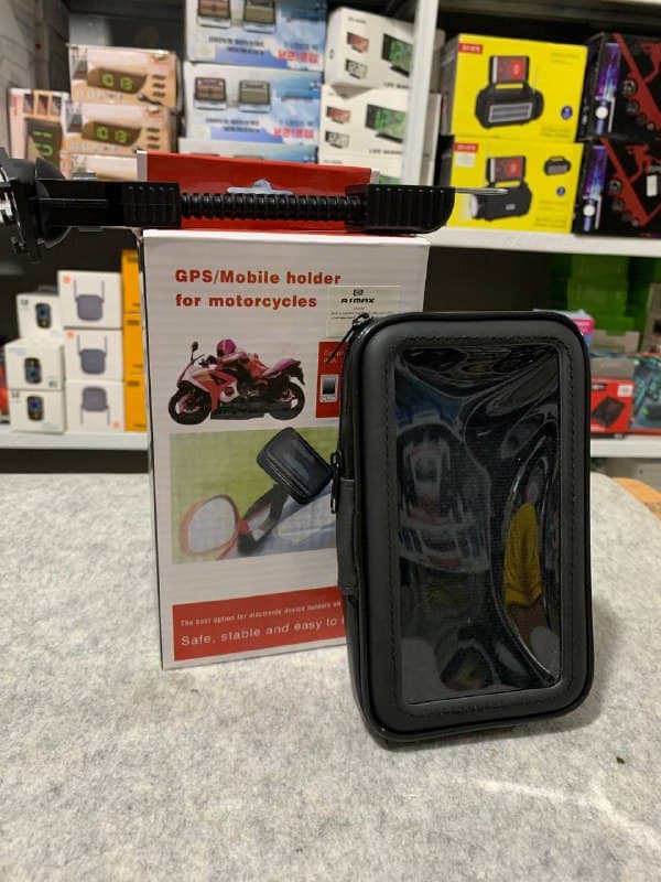 Support de téléphone Professionnel pour Le Guidon de Moto Imperméable et Rotative 360° - Accessoires Auto/Moto - صورة حقيقية 12