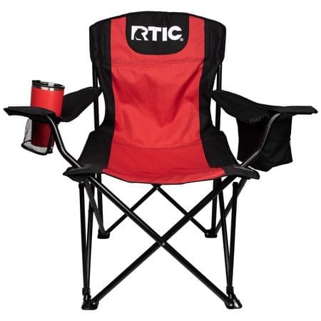 RTIC Chaise de camping pliante avec porte-boissons et sacs isoterme - Camping et Randonnée - صورة 3
