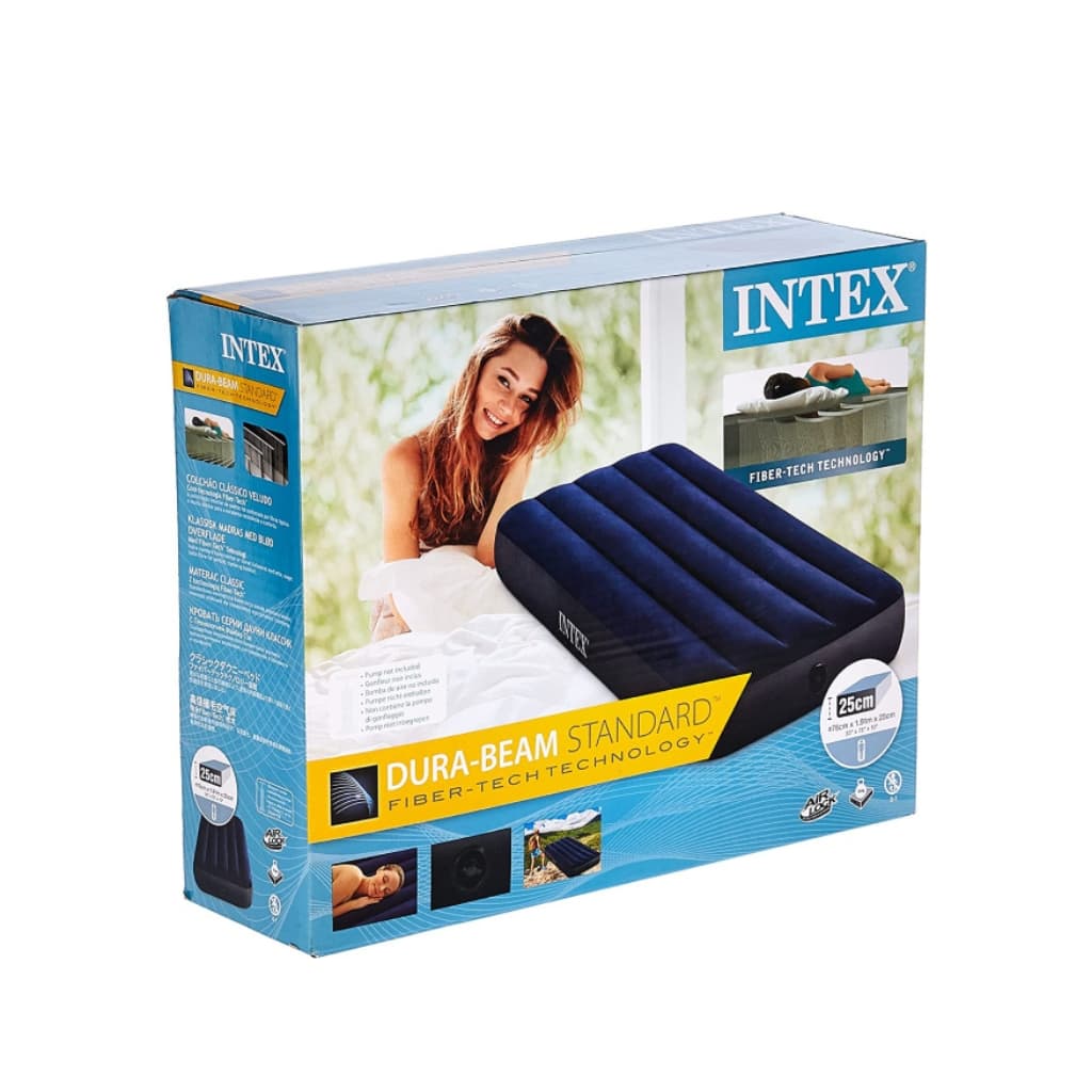 Matelas gonflable Fiber-Tech Technology 191×76×25cm – INTEX 64756 - Camping et Randonnée - صورة 4