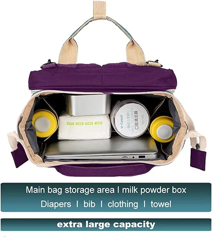 Sac à dos et landau pour bébé pliable 3in1 - Maternité - صورة 3