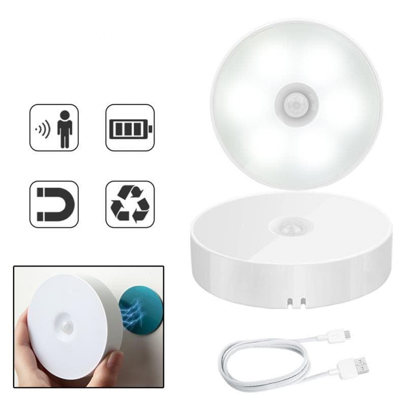 Lampe LED intelligente à capteur de mouvement sans fil Rechargeable - Électronique - صورة 2