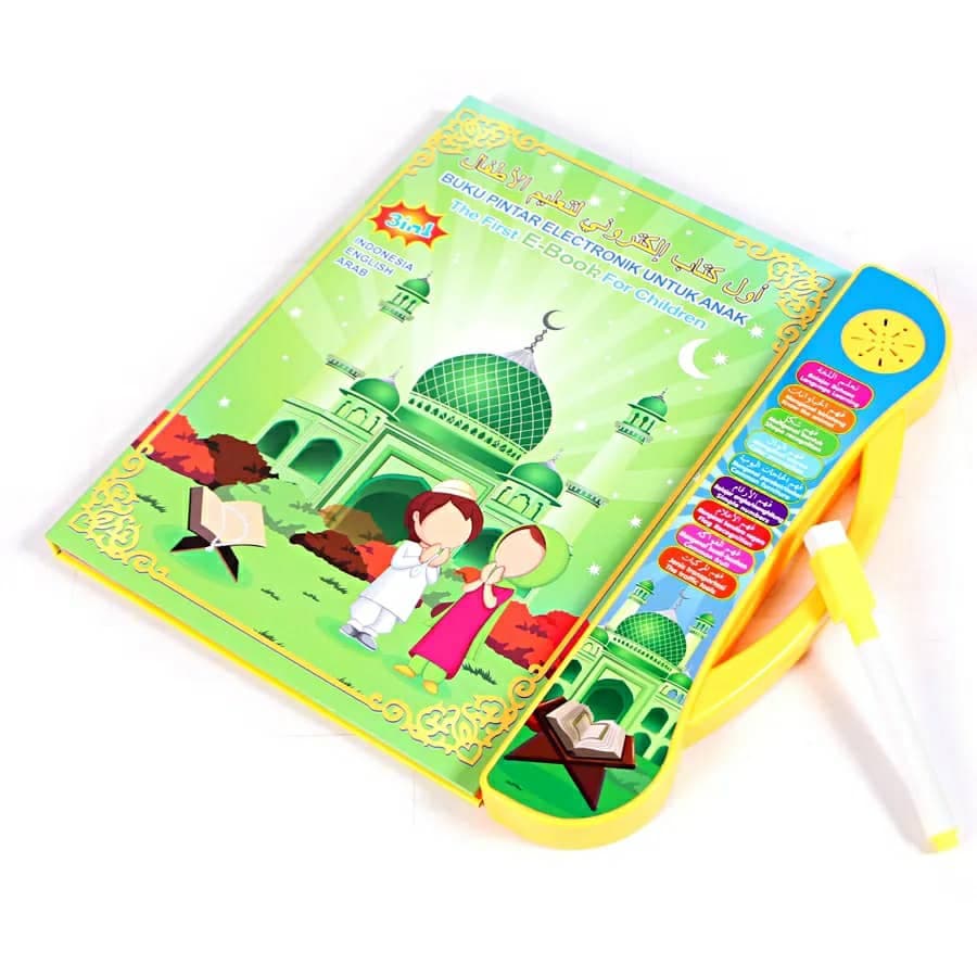 أول كتاب اليكتروني لتعليم الأطفال Livre d'apprentissage audio électronique 3in1 multifonctionnel Tactile 4 ans + - Jouet & Gaming - صورة 7