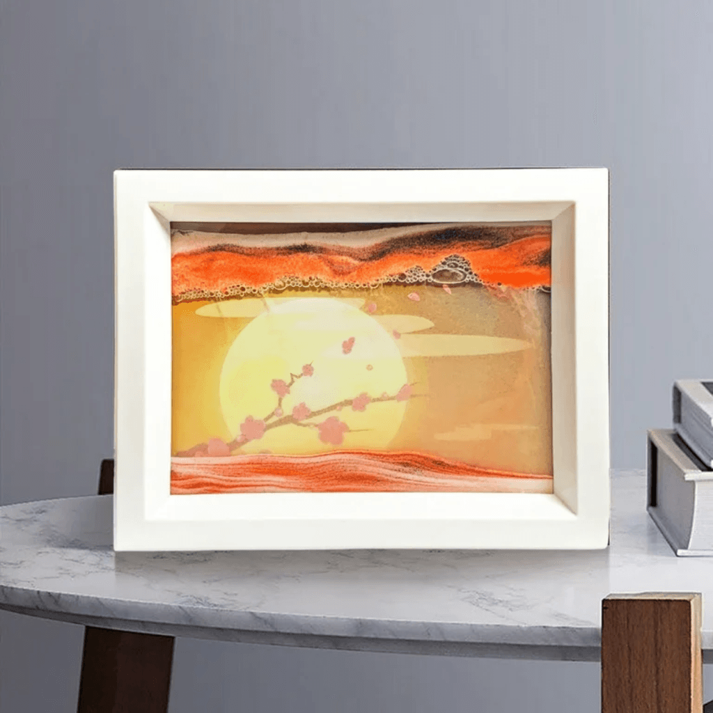 Tableau de Sable en Mouvement et miroir 3D – لوحة رملية ثلاثية الأبعاد مع مراة متحركة — صورة 2