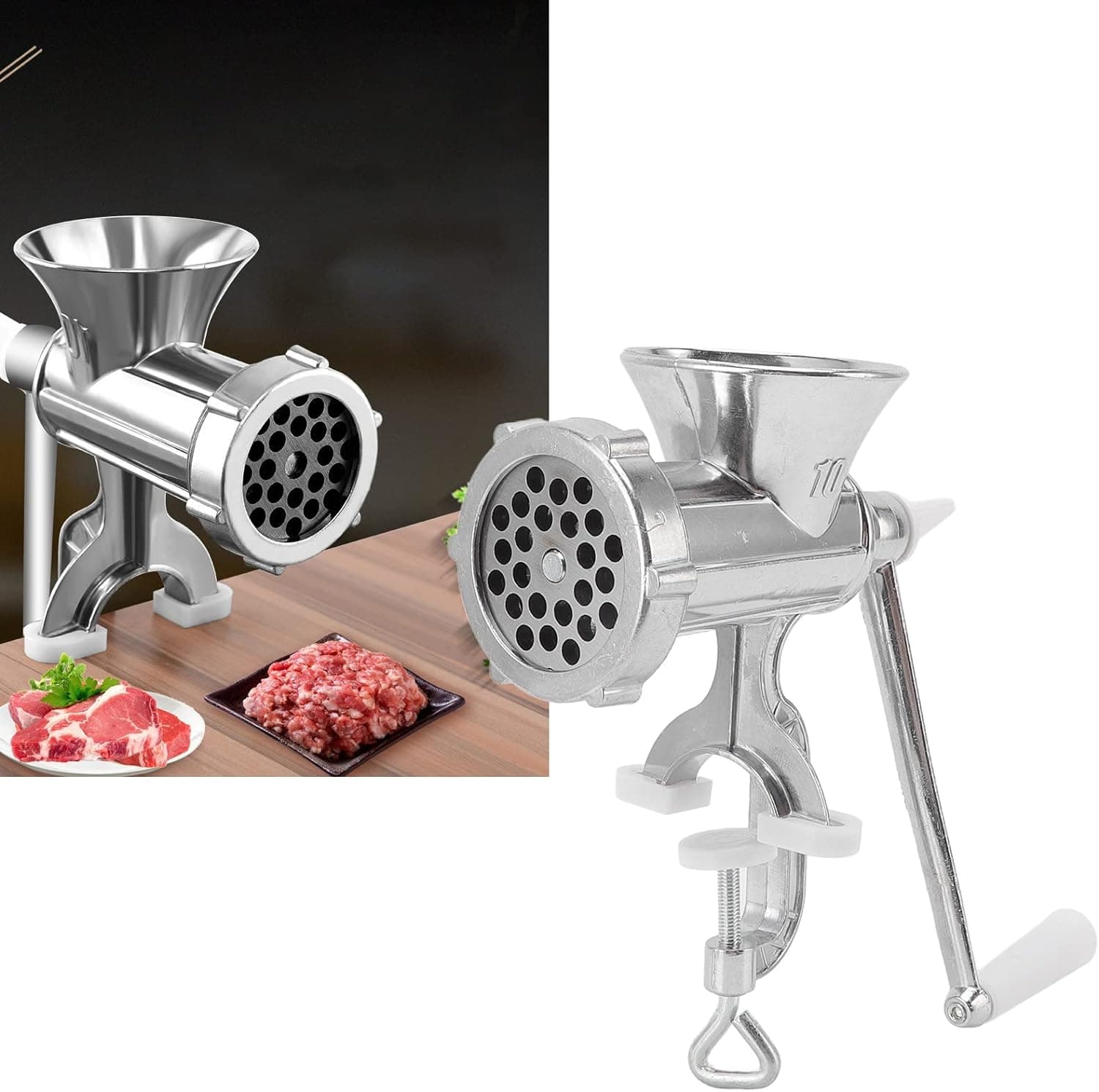 Hachoir à viande en alliage d’aluminium 12 — صورة 2