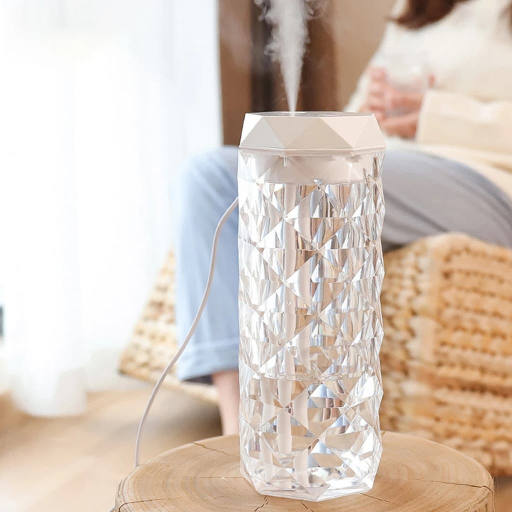 Lampe en cristal avec humidificateur d’air, diffuseur d’arôme, USB 900ml — صورة 5