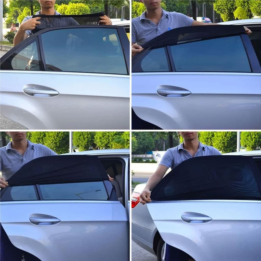 Rideaux Pare-soleil Latéral pour Voiture 2Pcs – ستر واقي للشمس — صورة 3