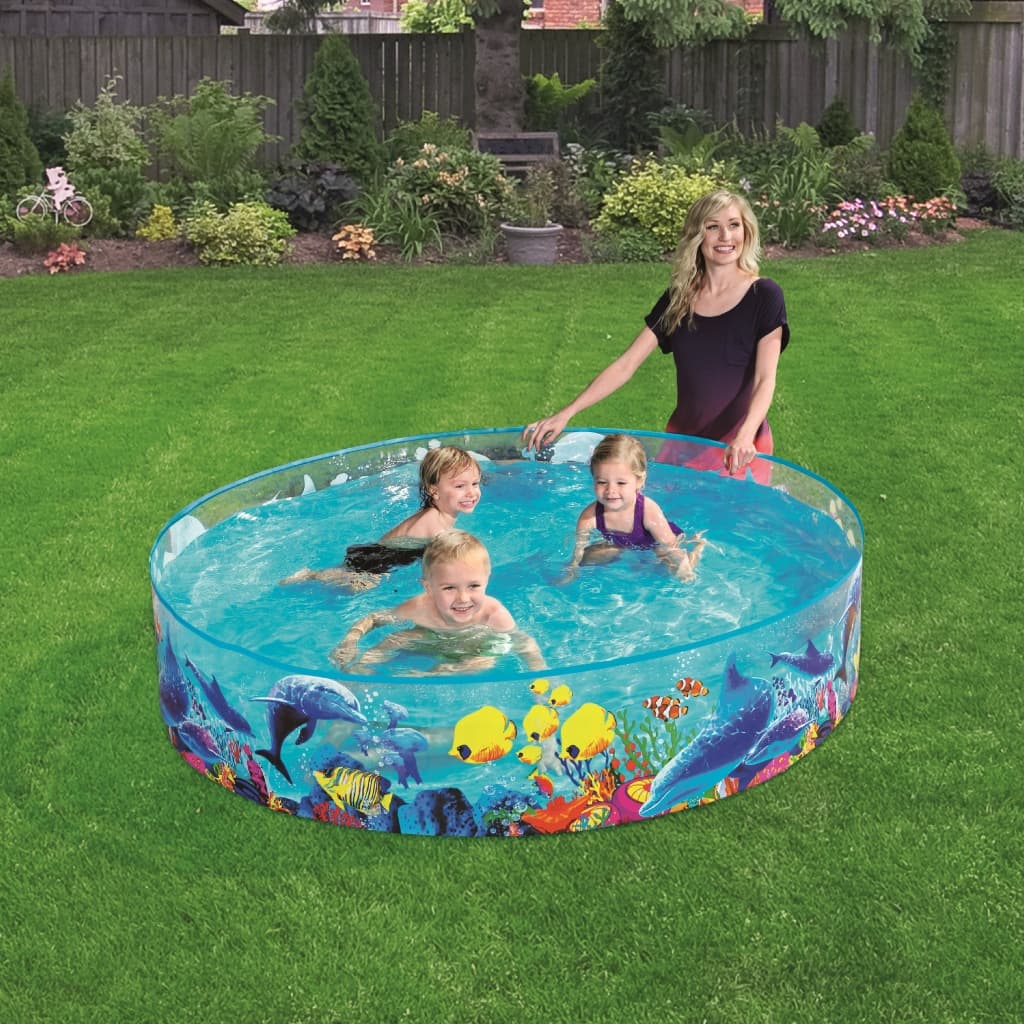 Piscine AquariumRonde en Vinyle et PVC Transparente Pour Enfants 183x38cm#55030 — صورة 2