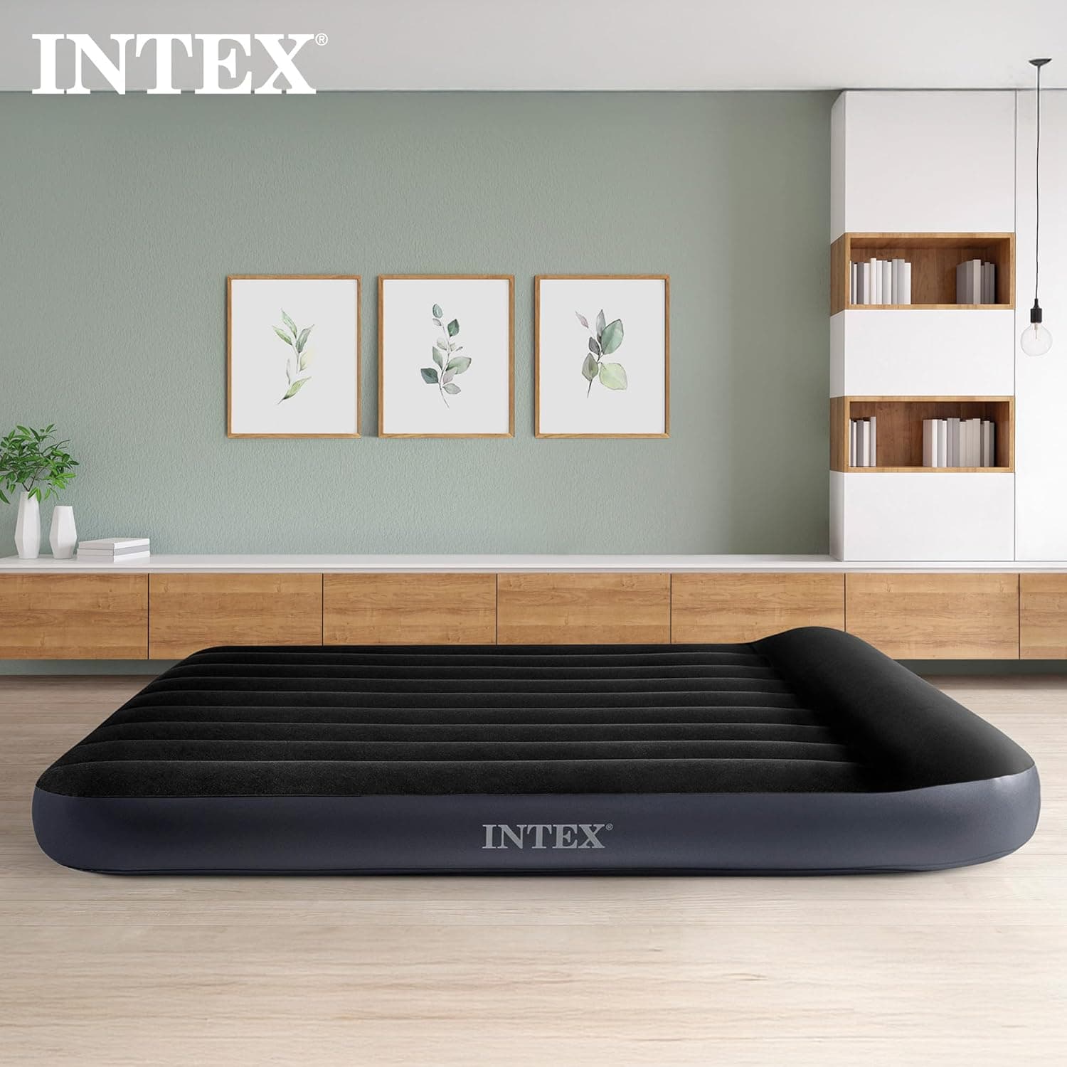 Matelas Gonflable 2 Places XXL avec Pompe Électrique USB INTEX 66129CC 203x183cm - فرشة الهواء المنفوخ لشخصين مع مضخة ذكية - Camping et Randonnée - صورة 5