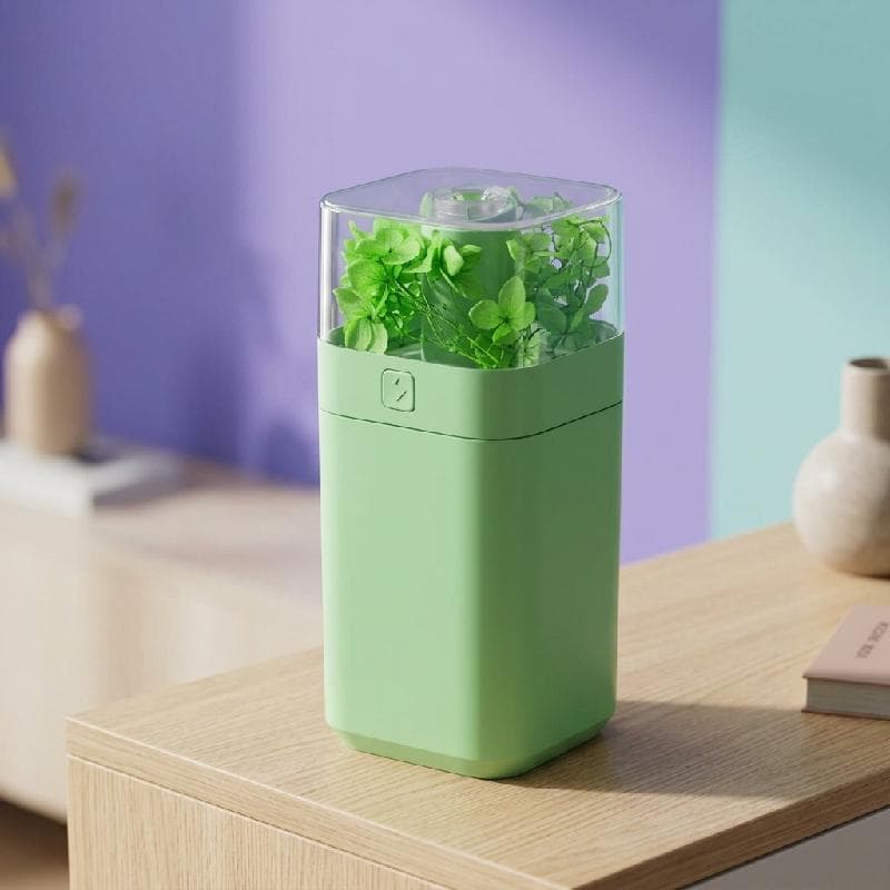 مرطب هواء محمول | Humidificateur Eternal Flower | تصميم زهرة — صورة 1