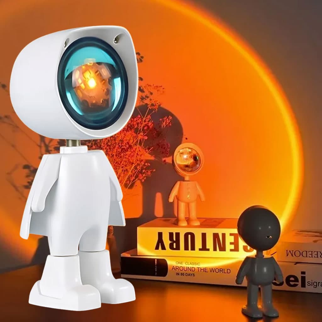 Astronaute Lampe de coucher de soleil pour chambre et décoration intérieure — صورة 1