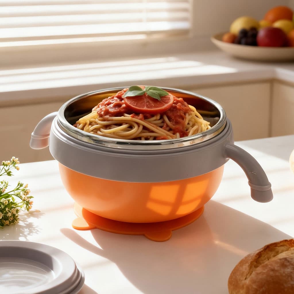 Boîte à Manger pour Enfants avec Couvercle Illustré Design Ludique – علبة حفظ الطعام للأطفال — صورة 4