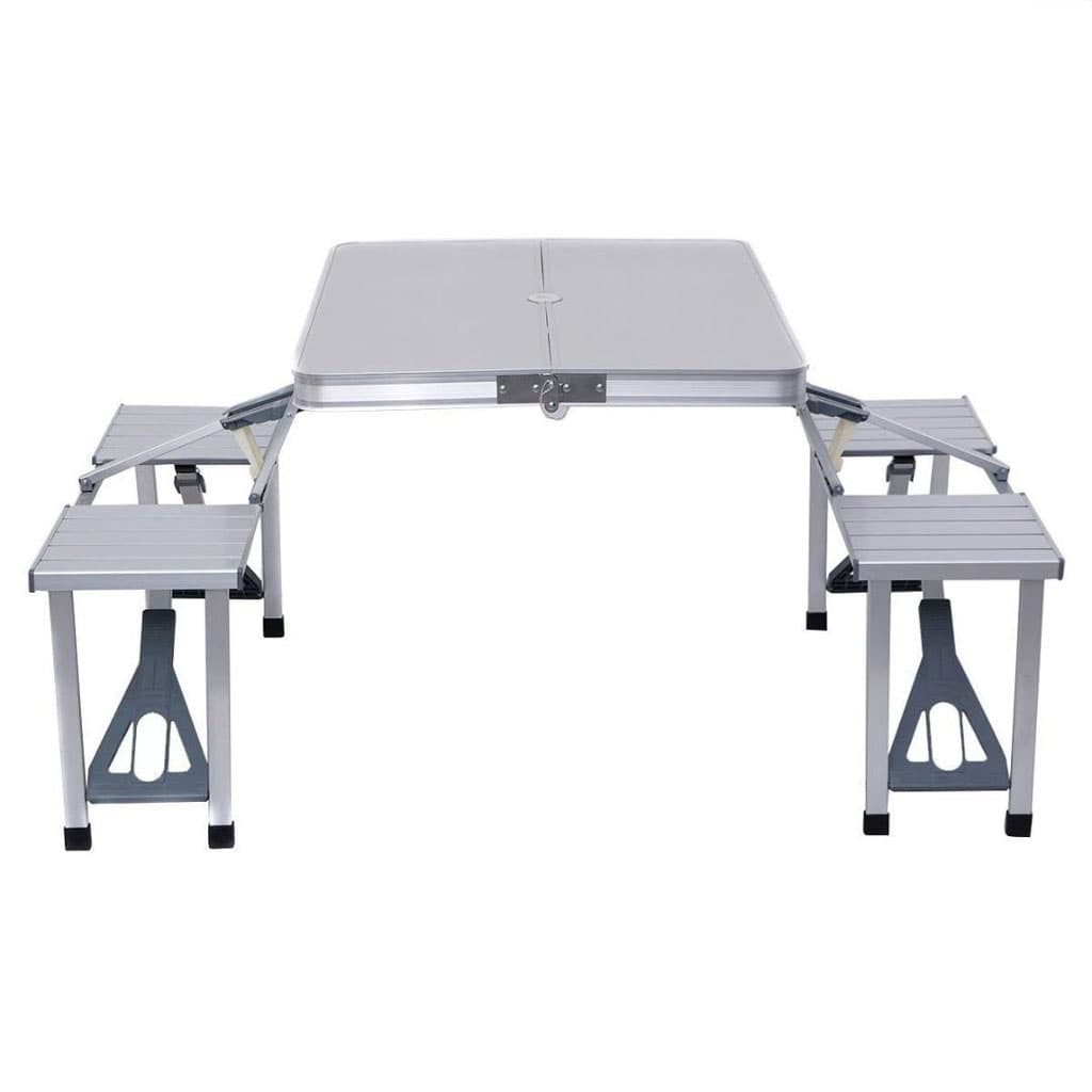 Table Aluminium Pliante 4 Places , Extérieure et Camping — صورة 2
