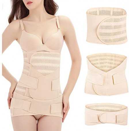 Ceinture 3PCS de récupération du corps apres l'accouchement - حزام استعادة الجسم بعد الولادة مكون من 3 قطع — صورة 1
