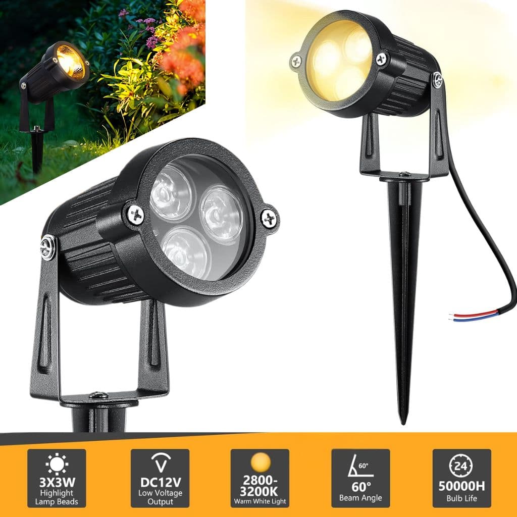 Projecteurs LED Extérieurs Étanches 12V – كشافات خارجية مقاومة للماء — صورة 1
