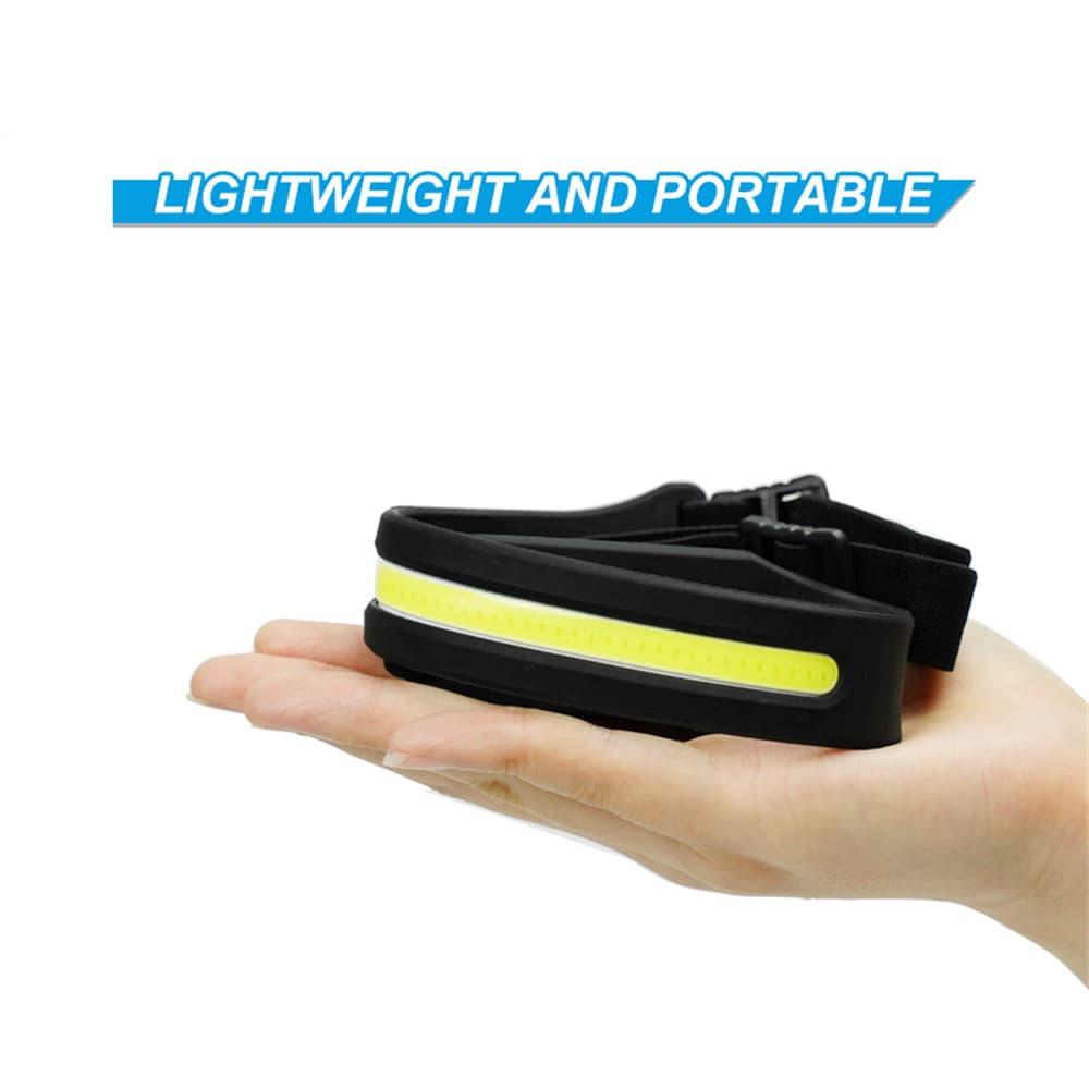 Lampe frontale 6000LM COB à Induction Rechargeable 5 Modes — صورة 6
