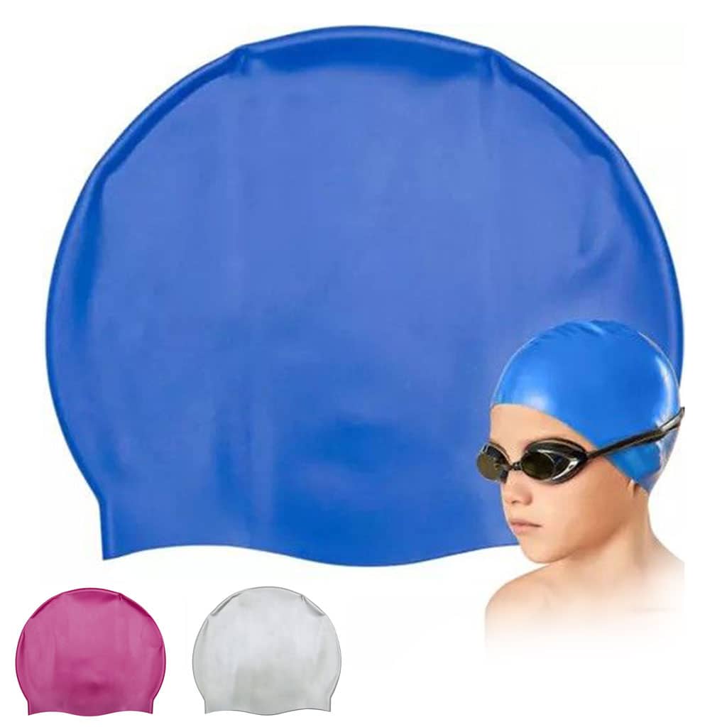 Bonnet de Natation en Silicone - Sans Latex, Confort Maximal pour Adultes - بونيه وقبعة السباحة السيليكونية