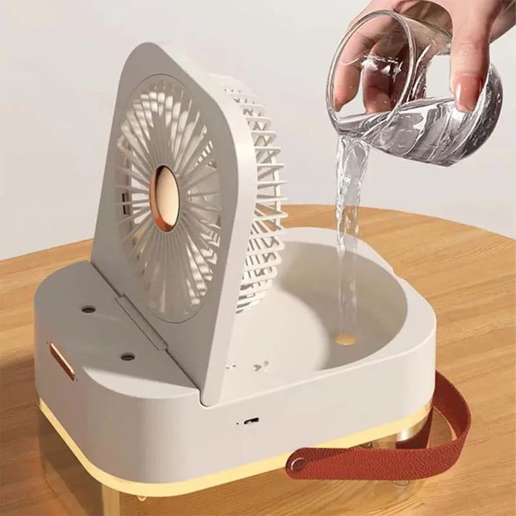 Ventilateur 3 Vitesses et Brumisateur avec Grand Réservoir – مروحة ومعطر جو 2في1 — صورة 2