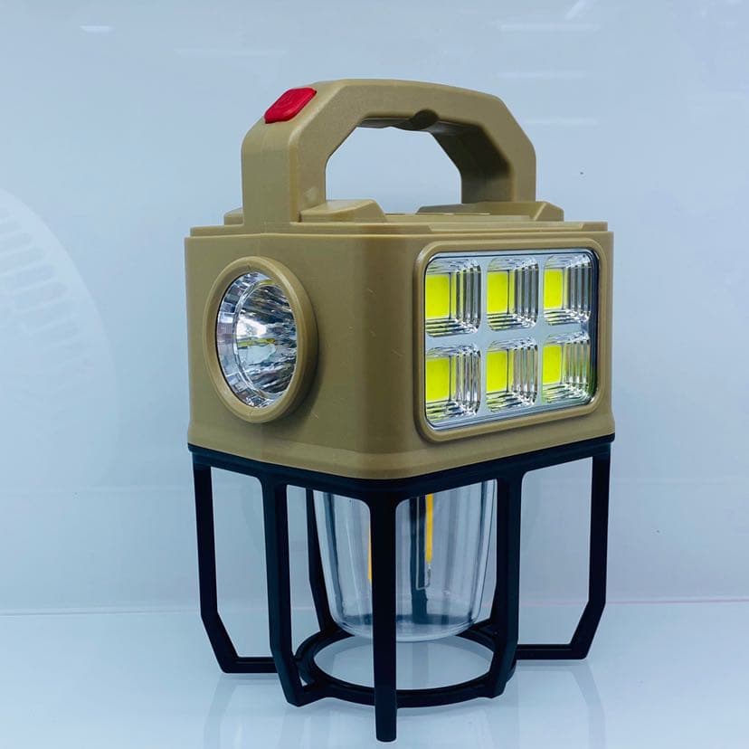 Lampe de camping à énergie solaire à 3 modes – مصباح يدوي للتخييم ب 3 أوضاع يعمل بالطاقة الشمسية — صورة 2