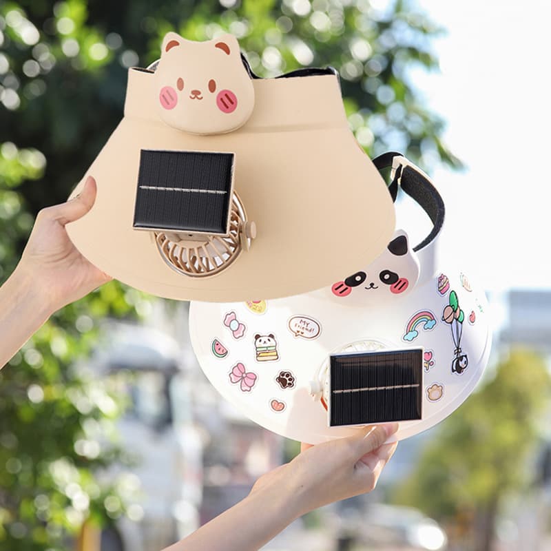 Casquette Anti-Chaleur avec Ventilateur Solaire et Rechargeable USB - قبعة التبريد الشمسية الذكية مع مروحة مدمجة قابلة للشحن - Vacance & Loisir - صورة 7