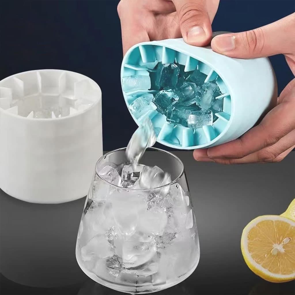 Moule à Glaçons 3D en Silicone Souple avec Système de Démoulage Facile - قالب صنع الثلج السيليكوني ثلاثي الأبعاد - Produits de saison - صورة 5