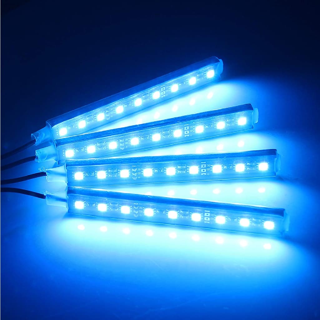 Kit de bandes lumineuses LED pour intérieur de voiture Rgb — صورة 3