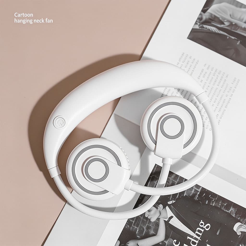 Ventilateur de Cou Portable Rechargeable USB NO.TJ-32A - مروحة العنق المحمولة - Produits de saison - صورة 7