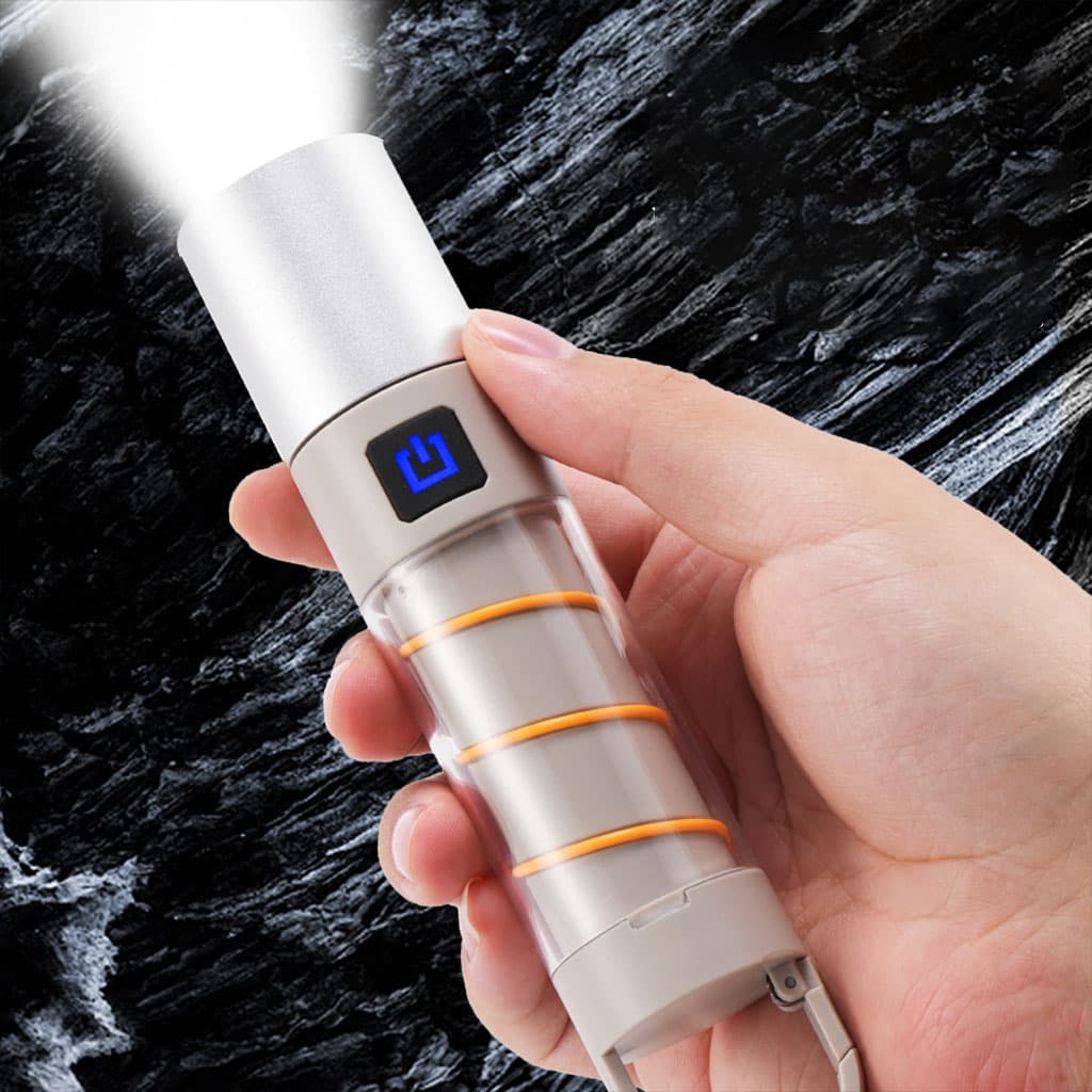 Lampe Torche Rechargeable, Ultra Puissante avec 5 Modes D'éclairage — صورة 5