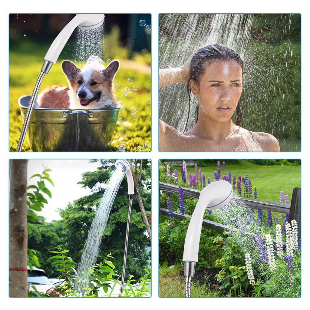 Douche Portable avec Pompe pour Camping et Extérieur — صورة 5