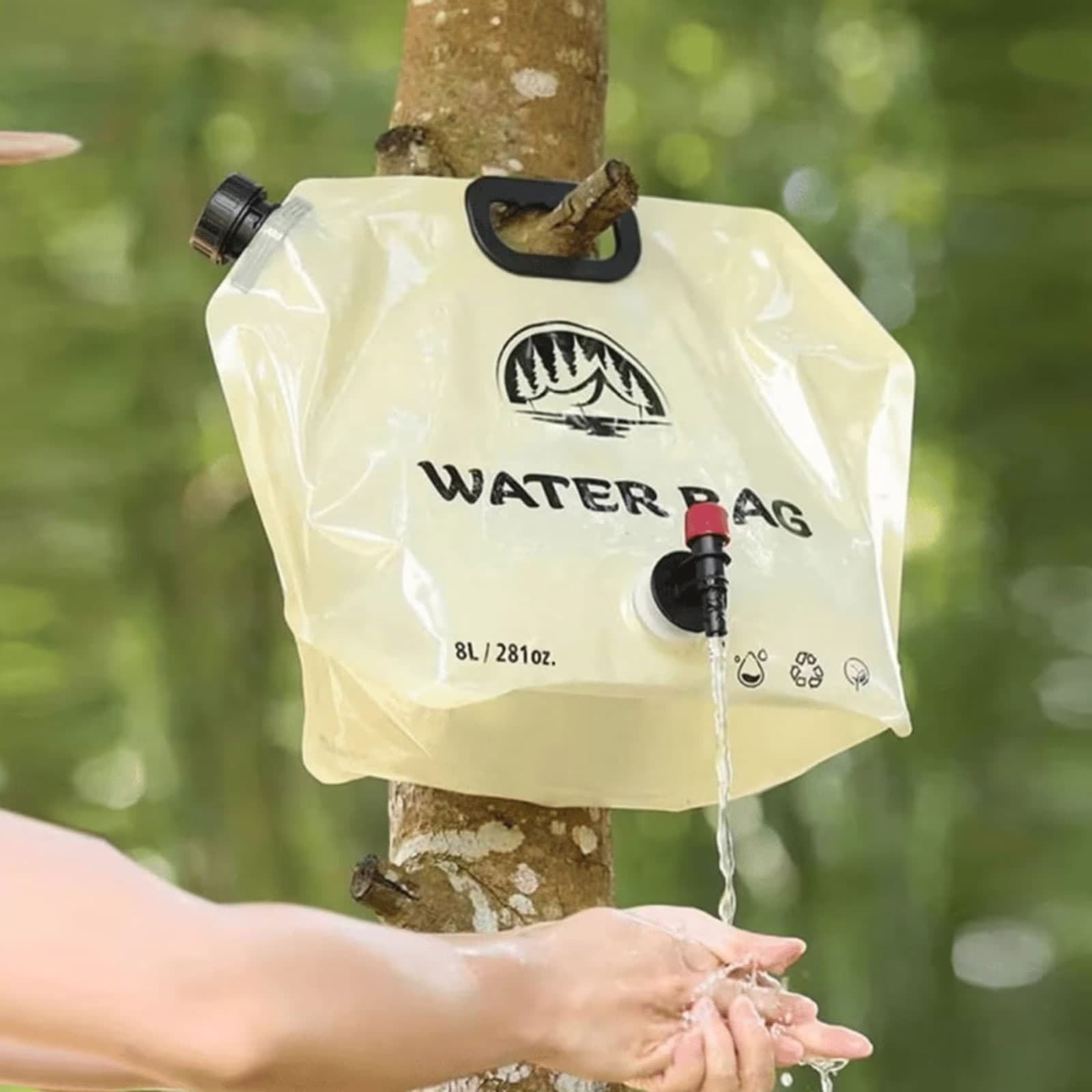 Réservoir d'Eau Pliable 8L Portable pour Camping et Randonnée - خزان مياه قابل للطي سعة 8 لتر للرحلات والخرجات - Camping et Randonnée - صورة 11