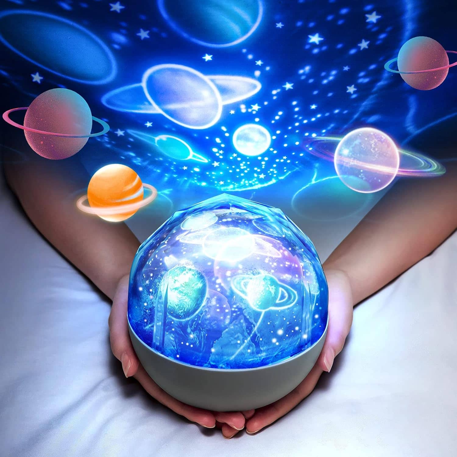 جهاز عرض النجوم للأطفال | Projecteur Veilleuse Star-Dream | 360° مع 5 أفلام