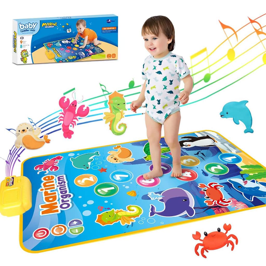 Tapis Musical et Jouet Éducatif pour Enfants 63x43cm – بساط ألعاب للرضع — صورة 1
