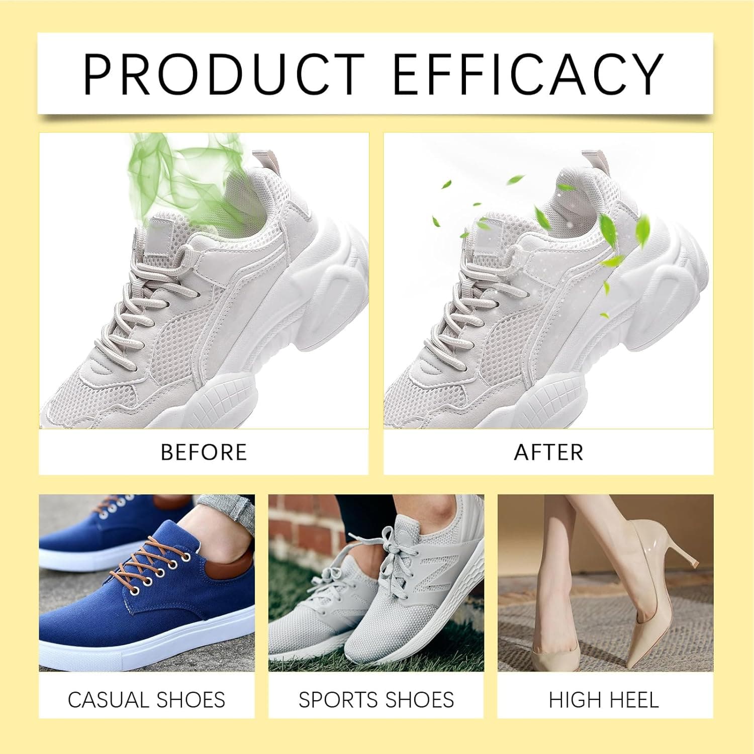 Patchs Déodorants et Anti-Humidité pour Chaussures 12Pcs - لاصقات العناية بالأحذية برائحة عطرة (طقم 12 قطعة) - Vêtements et chaussures - صورة 8