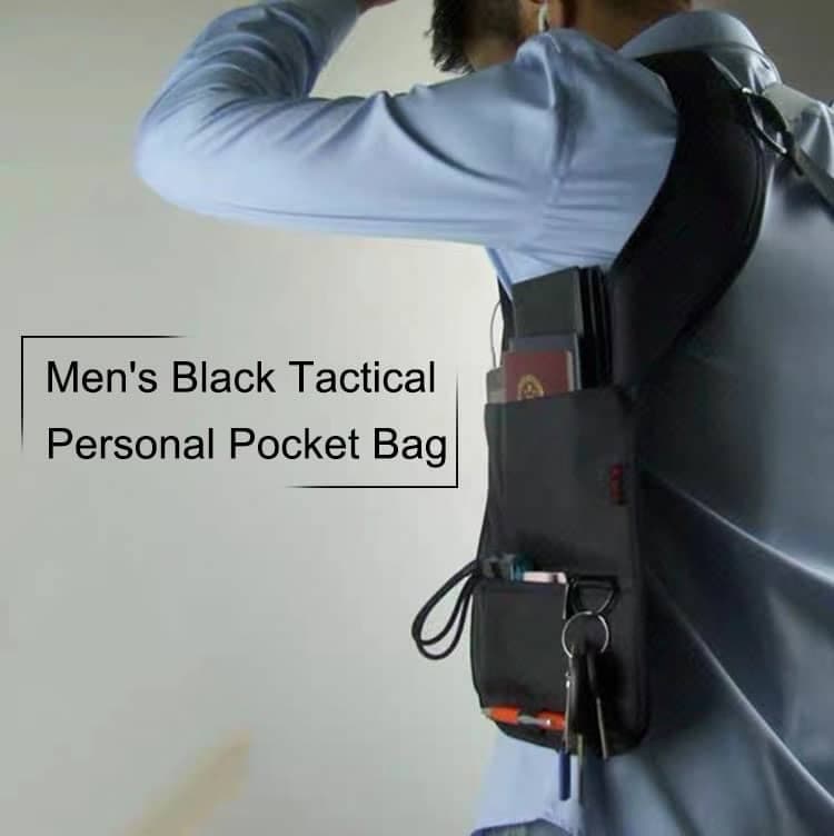 Sacoche sous-bras Anti-vol Multi-Poche Design Élégant Pour Voyage Quotidien — صورة 9