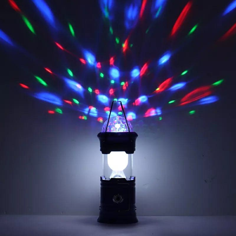 Camping light lantern 3IN1 multi-fonction Rechargeable lamp ,torch ,disco ball rotatif — صورة 4