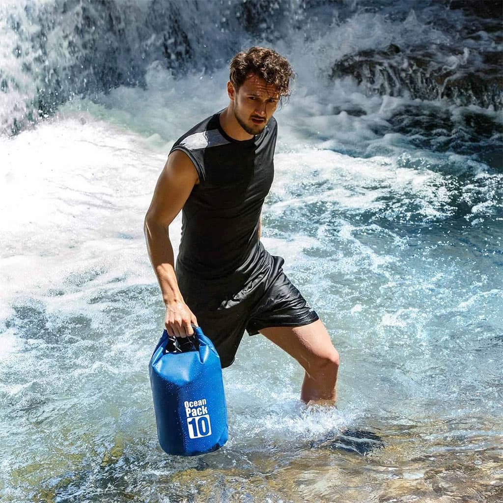 Sac Étanche Ocean Pack 10 litres en Tissue PVC 500D – حقيبة حفظ الأدوات من الماء — صورة 4