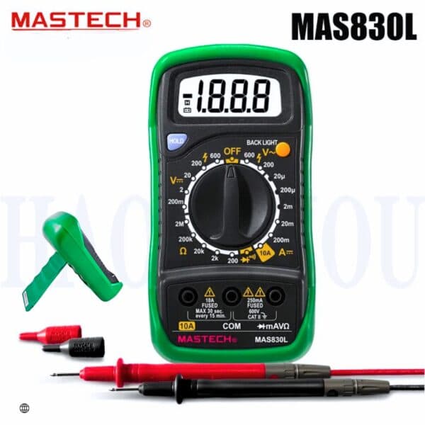 Multimètre numérique de poche Biens 830L, testeur de tension AC/DC MASTECH-MAS830L — صورة 1