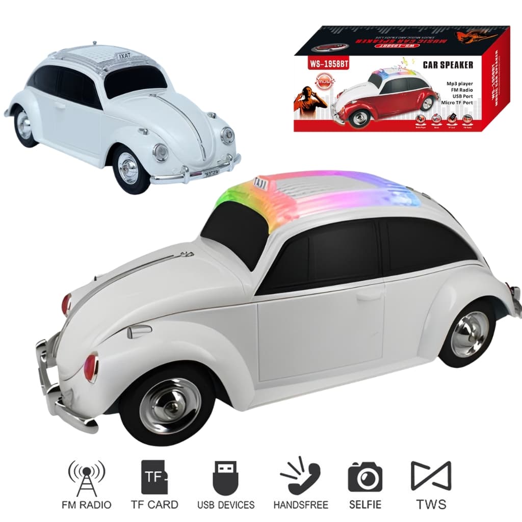 Haut-parleur Bluetooth sans fil Beetle Voiture – سيارة مكبر صوت بلوتوث لاسلكي — صورة 1