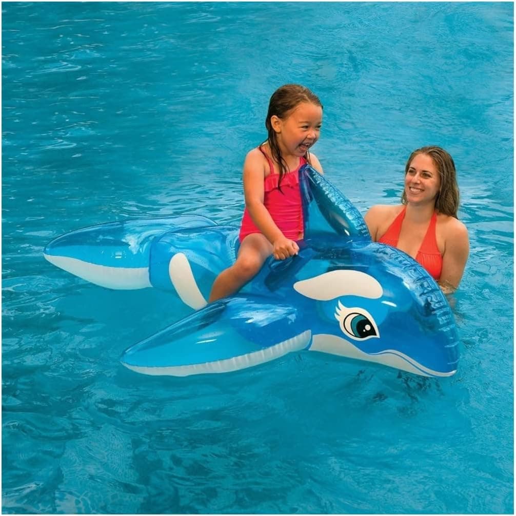 Bouée Chevauchable Baleine Intex pour Enfants 58523NP - عوامة ركوب الأطفال المنفوخة بشكل الحوت الأزرق من إنتكس - Vacance & Loisir - صورة 1