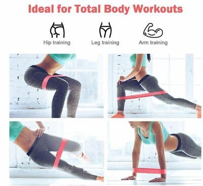 Bande 5Pcs de résistance élastique extensible pour l’entraînement — صورة 4