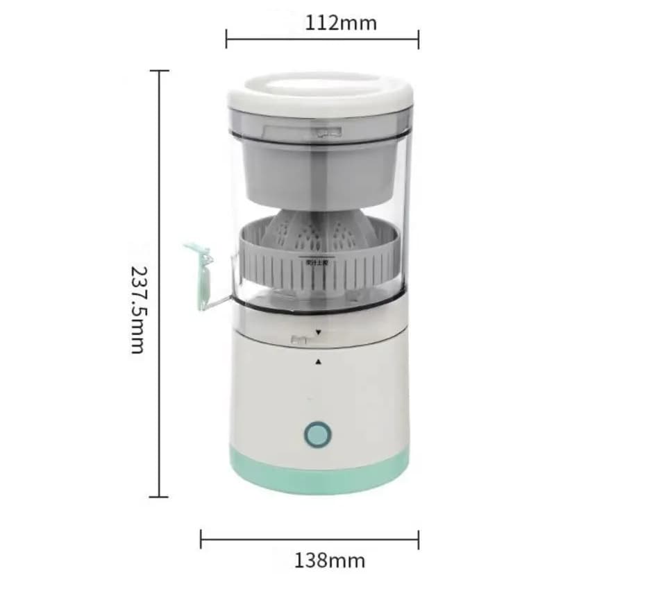 Presse-agrumes Portable sans fil multifonctionnel entièrement automatique rechargeable — صورة 8