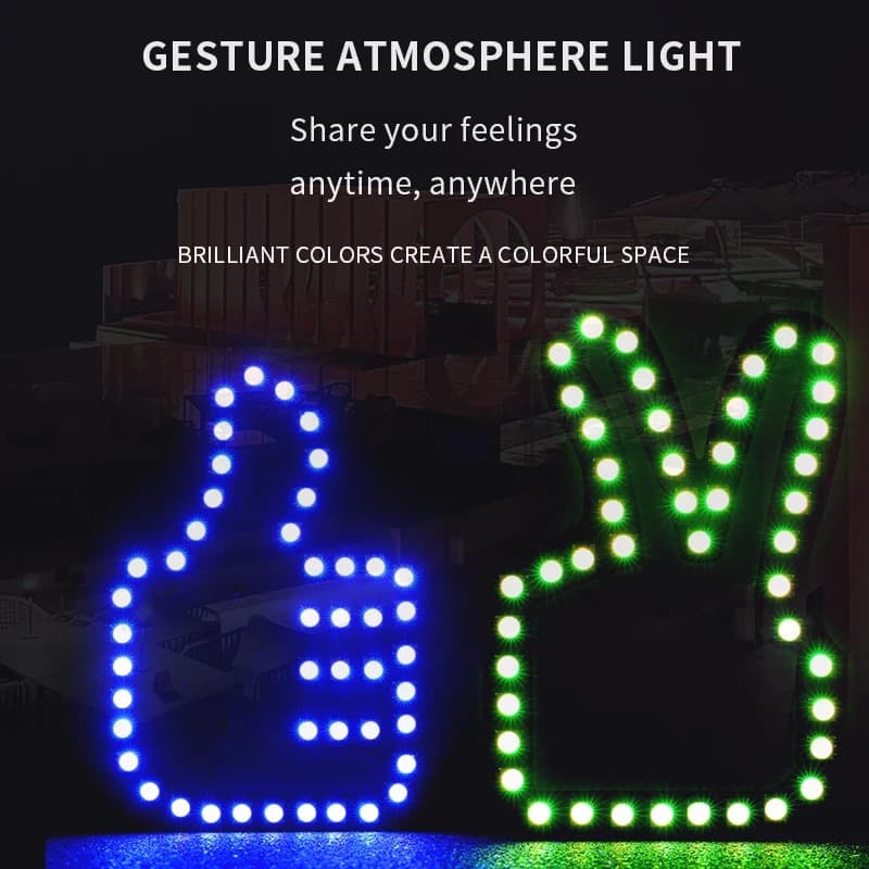 Lumière LED Doigts de Signalisation pour Voitures 1PCS — صورة 4