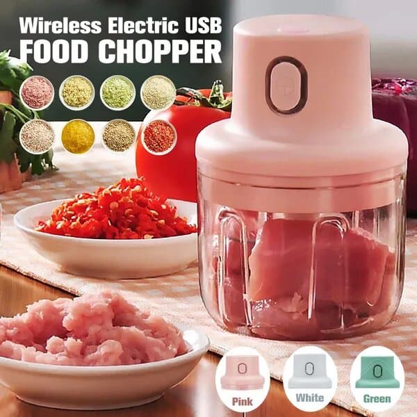 Mini Hachoir électrique Portable Rechargeable 250 ML — صورة 1
