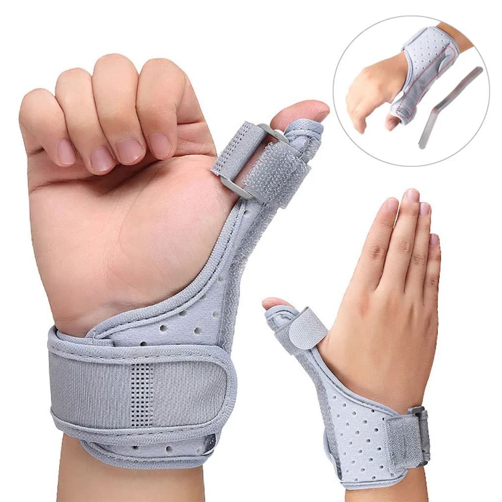 Attelle de Protection Réglable et Respirant pour le Pouce – ضمادة إصبع الكبير — صورة 2