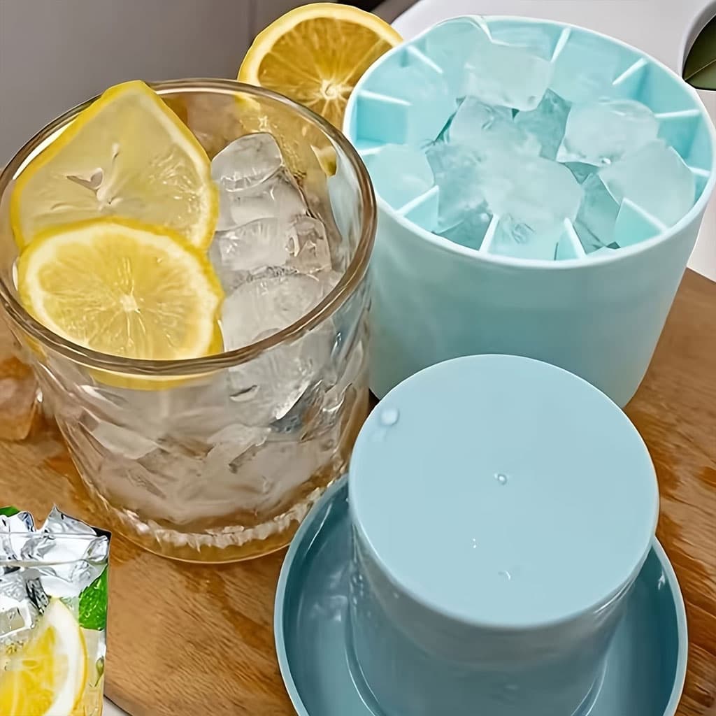 Moule à Glaçons 3D en Silicone Souple avec Système de Démoulage Facile - قالب صنع الثلج السيليكوني ثلاثي الأبعاد - Produits de saison - صورة 2