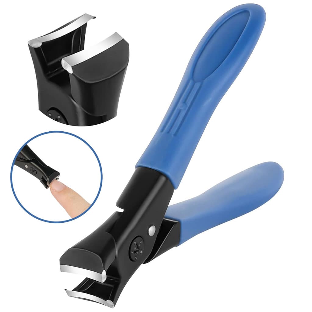 Coupe-ongles courbés en acier inoxydable pour ongles épais – مقص أظافر بتصميم منحني للأظافر السميكة — صورة 1